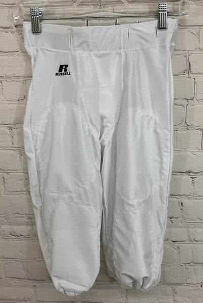 Russell Athletic F2569WK Youth's Polyester Spandex Baseball Pants White Large