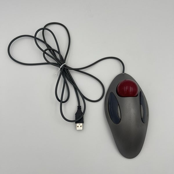 Logitech Ambidextrous Trackman Marble USB T-BC21 Mouse Trackball