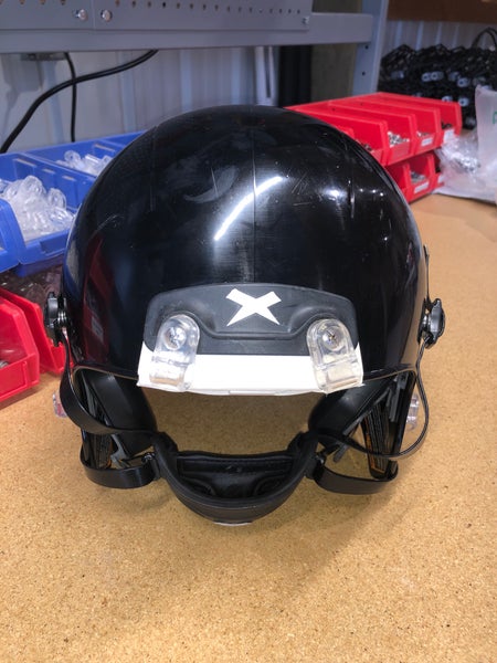 USED XENITH X2E+ YOUTH FOOTBALL HELMET - LARGE - BLACK