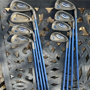 Women's Ping G5 Ladies Right Handed Iron Set Ladies Flex 8 Pieces Graphite Shaft (Used)