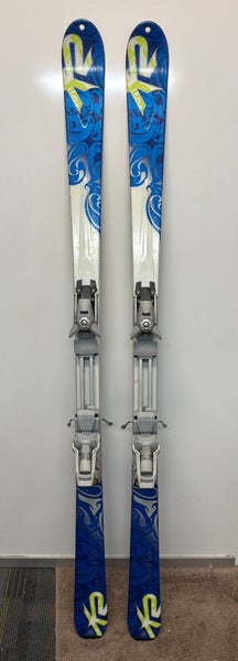 K2 She's Piste 167cm Skis Naxo Tour NX02 Alpine Ski Touring Bindings GREAT