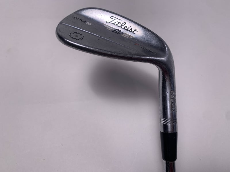 Titleist Vokey SM6 Tour Chrome Gap Wedge GW 50* 8 Bounce Wedge Steel Mens RH