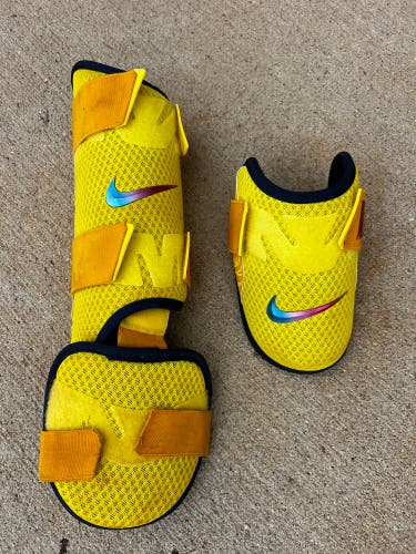 Yellow Acuna Nike Elbow/Leg Guards *Rare*