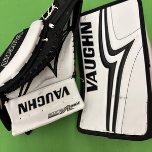 Senior Vaughn Pro V Elite Pro Carbon Goalie Glove & Blocker Full Right