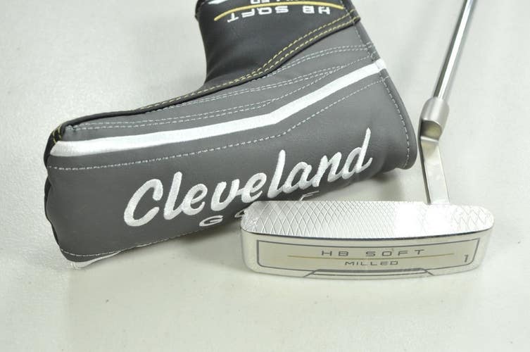 Cleveland HB Soft Milled 1 35" Putter Right Slight Arc Steel NEW! # 203688