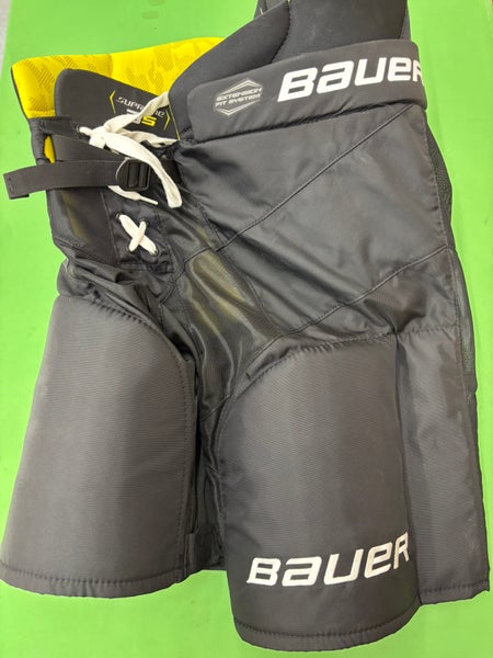 Black Senior Medium Bauer Supreme 3S Pro Hockey Pants