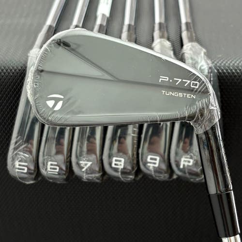 NEW TAYLORMADE P770 2023 PHANTOM BLACK IRON SET 4-P