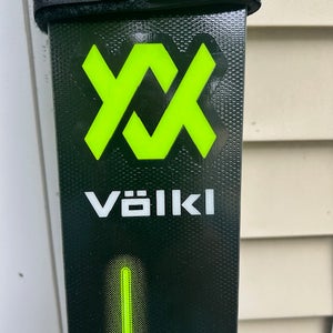 Unisex 2018 All Mountain 176 cm Volkl Deacon 76 Skis With Bindings Max Din 12 (Used)