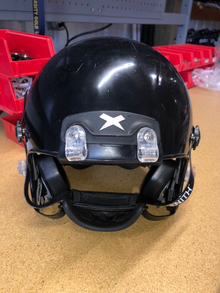 USED XENITH X2E+ YOUTH FOOTBALL HELMET - LARGE - BLACK
