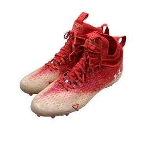 Used Under Armour Adult FB Cleats Red Senior 13 11884-S000053628