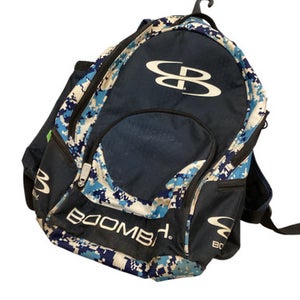 Used BoomBah BLUE CAMO BAG BB/SB Player Backpack Royal Blue 11884-S000053624