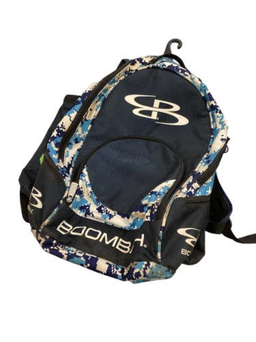 Used BoomBah BLUE CAMO BAG BB/SB Player Backpack Royal Blue 11884-S000053624