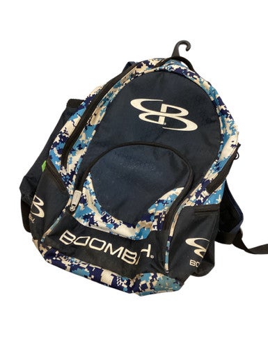 Used BoomBah BLUE CAMO BAG BB/SB Player Backpack Royal Blue 11884-S000053624