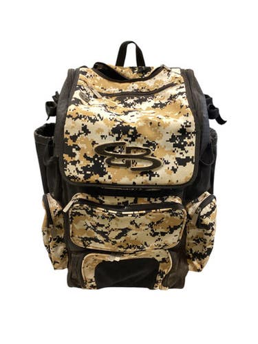 Used BoomBah DEGITEK CAMO WHEELED BAG BB/SB Player Wheeled Bag Tan 11884-S000053616