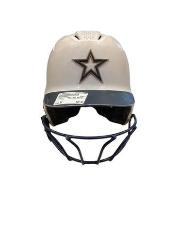 Used Evoshield NAVY AND WHITE Batting Helmet w/Mask White SM 11884-S000053611