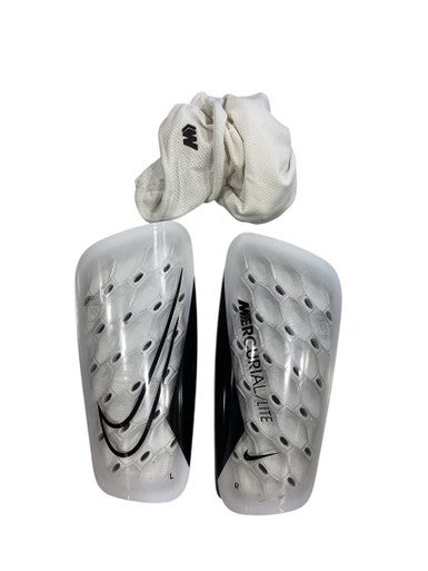 Used Nike Soccer Shin Guards Adult Clear M/L 11884-S000053604