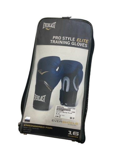 Used Everlast Boxing Gloves Royal Blue LG 11884-S000053552
