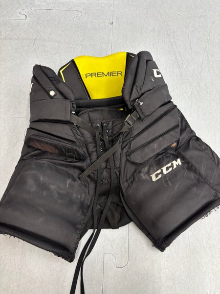 Black Senior Small CCM Premier Hockey Goalie Pants
