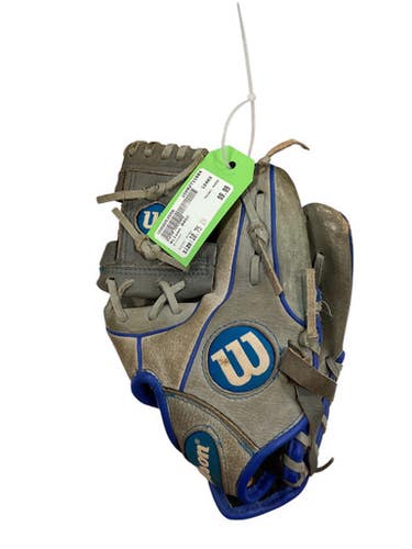 Used Wilson A450 BB/SB Glove RH Throw Grey 10 3/4" 11884-S000053556