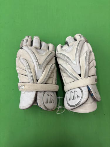 White Warrior Evo Lacrosse Gloves Medium