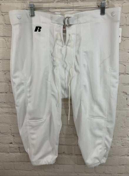 Russell Athletic F14CAWO Youth's 100% Polyester Baseball Pants White XXL