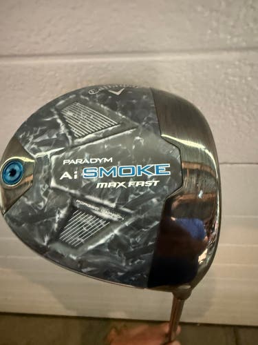 2025 Callaway PARADYM Ai SMOKE MAX FAST Right Handed Driver Stiff Flex (New)