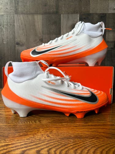 Nike Air Zoom Vapor Pro 1 Orange White Football Cleats HM8850-103 Size 13 No Lid