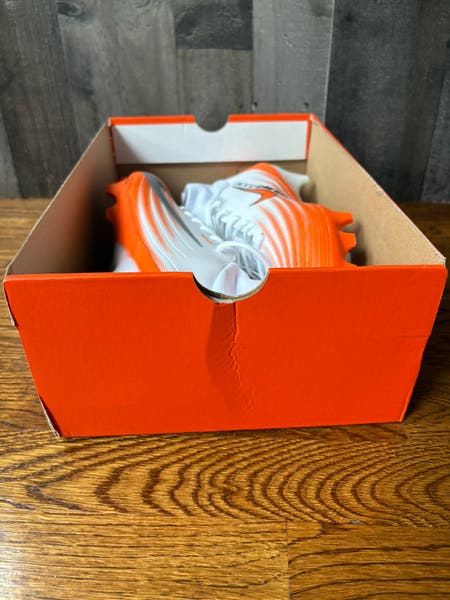 Nike Air Zoom Vapor Pro 1 Orange White Football Cleats HM8850-103 Size No Lid Nike Air Zoom Vapor Pro 1 Orange White Football Cleats  main image 3