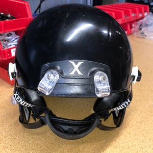 USED XENITH X2E+ YOUTH FOOTBALL HELMET - LARGE - BLACK