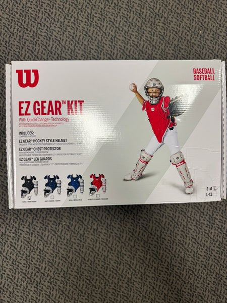 Wilson EZ Gear Kit Catcher's Set (New) age 5-7 Black/Gray