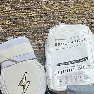 White Bruce Bolt Sliding Mitt