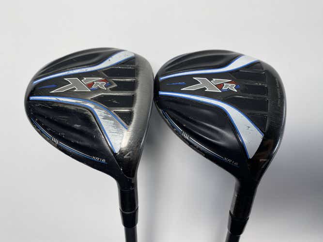 Callaway XR 16 4 & 7 Fairway Wood Set 17* 21* Bassara e52x5ct 52g Ladies RH