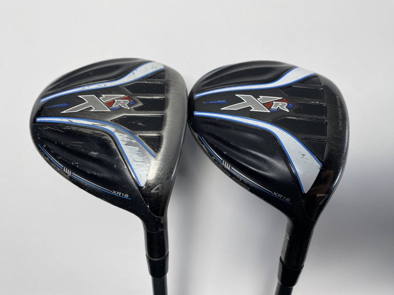 Callaway XR 16 4 & 7 Fairway Wood Set 17* 21* Bassara e52x5ct 52g Ladies RH