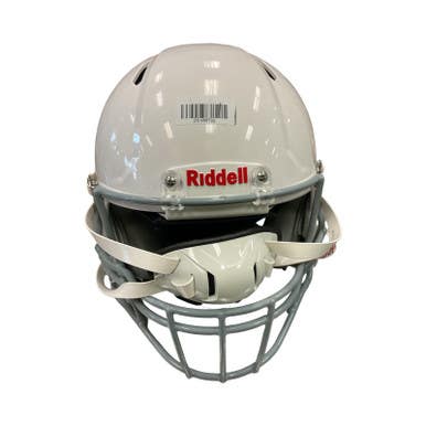 Used Riddell VICTOR INFLATE ADULT FB Helmet White LG 11859-S000026156