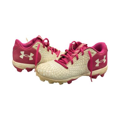 Used Under Armour BB/SB Cleats White Junior 03.5 11859-S000026144