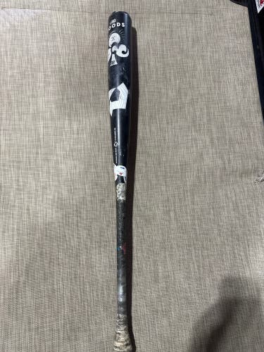 2022 DeMarini The Goods One Piece Alloy BBCOR Certified Bat (-3) 31 oz 34" (Used)