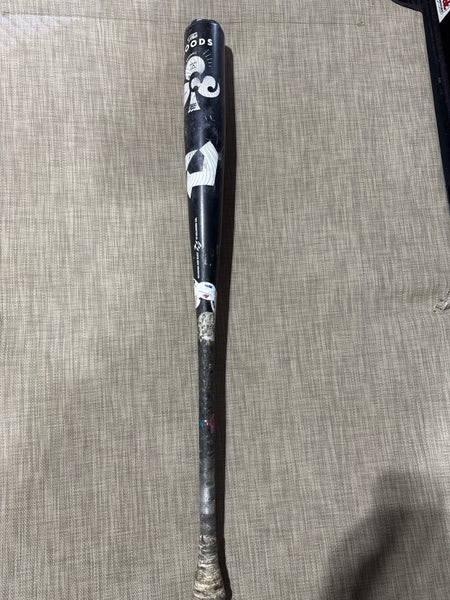 2022 DeMarini The Goods One Piece Alloy BBCOR Certified Bat (-3) 31 oz 34" (Used)