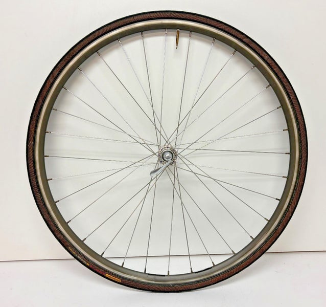 Vintage Matrix IsoC 32-Spoke Aluminum 700C Front Wheel Shimano 600 Tricolor Hub+