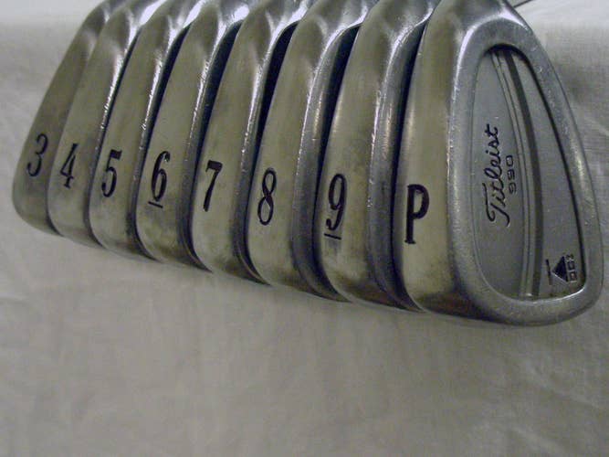Titleist DCI 990 Irons Set 3-PW (Steel Stiff, LEFT) Muscleback Golf Clubs LH