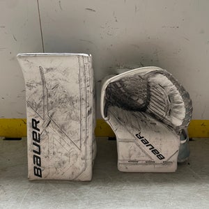 *PRICE NEGOTIABLE* Intermediate 2024 Bauer M5 Pro Regular Glove and Blocker (Used)