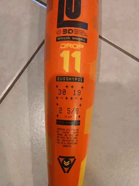 2024 Easton Hype Fire Composite Bat (-11) 19 oz 30" (Used)