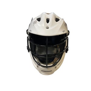 Used Warrior BURN JR Lacrosse Helmet White One Size 11706-S000364602