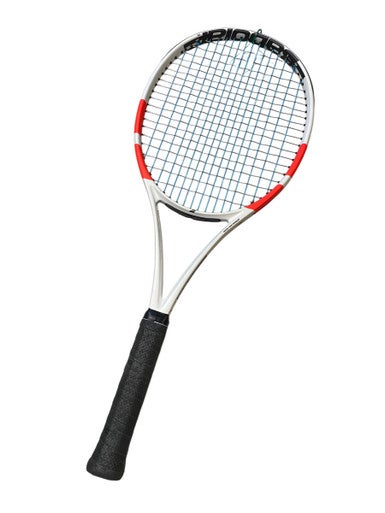 Used Babolat PURE STRIKE 100 Adult Tennis Racquet White 4 1/4" 11706-S000364587