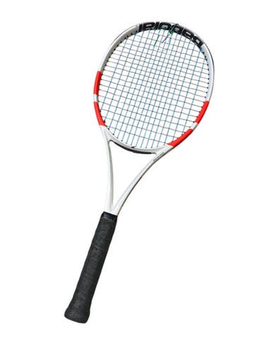 Used Babolat PURE STRIKE 100 Adult Tennis Racquet White 4 1/4" 11706-S000364586