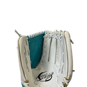 Used Wilson A500 SIREN RH Throw Fastpitch Gloves White 12 1/2" 11706-S000364553