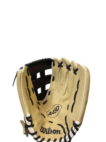 Used Wilson A450 BB/SB Glove RH Throw Tan 12" 11706-S000364549