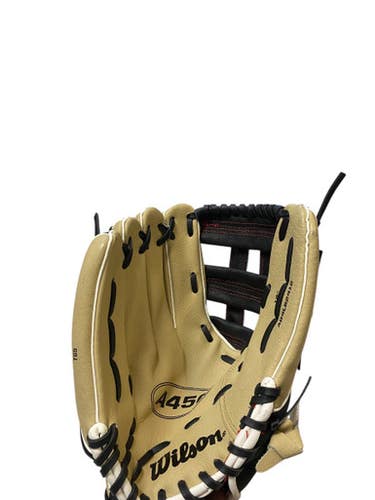 Used Wilson A450 BB/SB Glove LH Throw Tan 12" 11706-S000364544