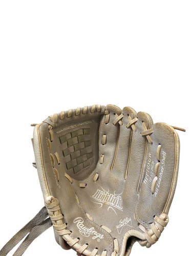 Used Rawlings HIGHLIGHT RH Throw Fastpitch Gloves Grey 10 1/2" 11706-S000364514