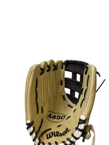 Used Wilson A450 BB/SB Glove LH Throw Tan 12" 11706-S000364485