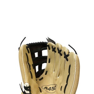 Used Wilson A450 BB/SB Glove RH Throw Brown 12" 11706-S000364483